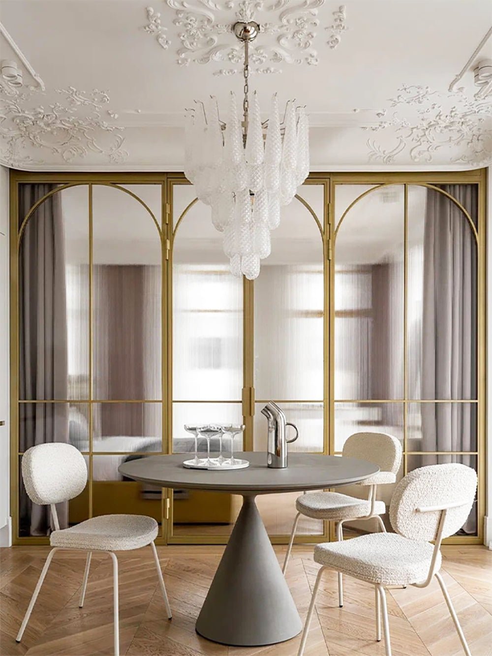 Murano Glass Droplet Chandelier