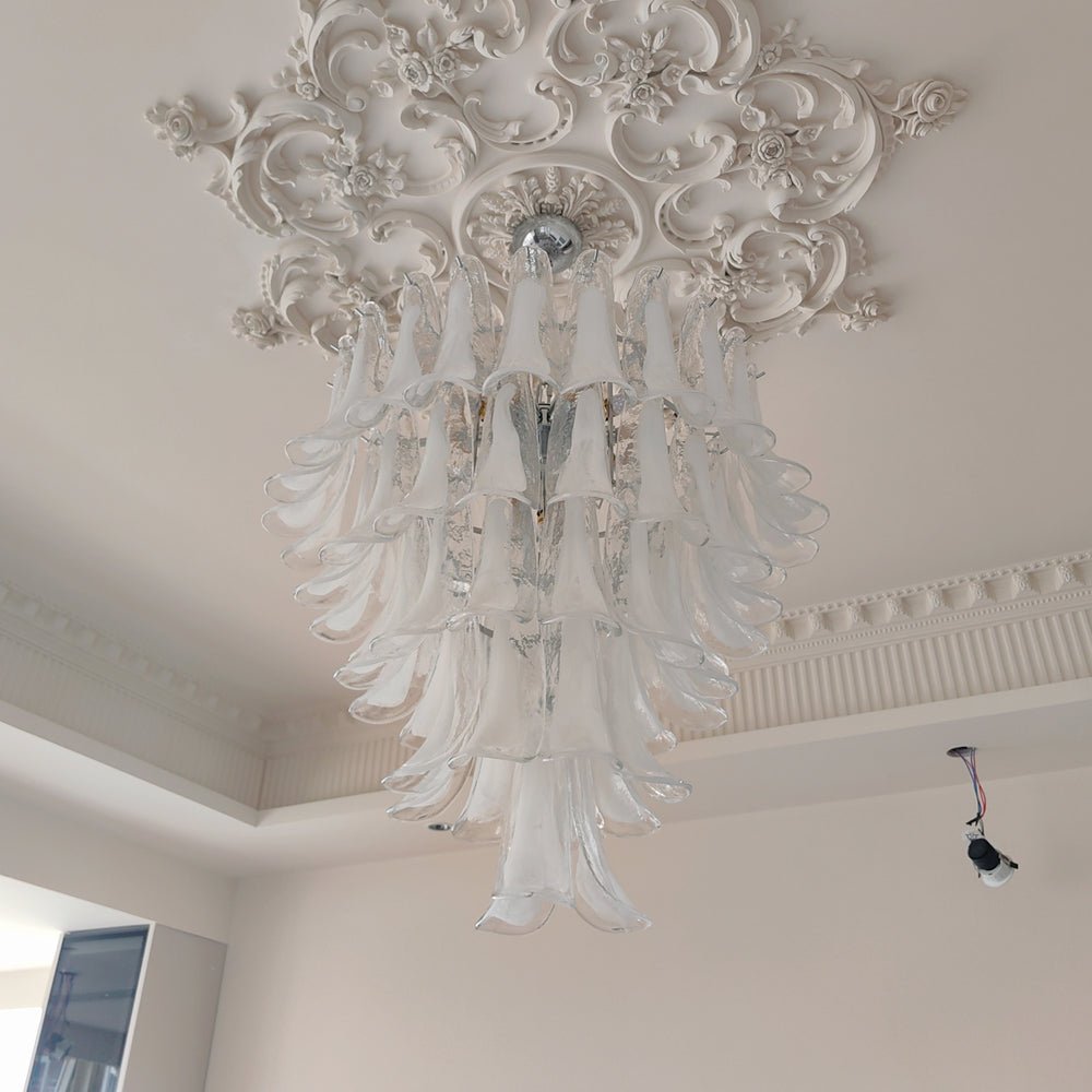 Murano Glass Petals Chandelier
