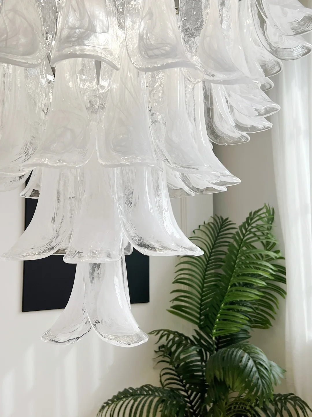Murano Glass Petals Chandelier