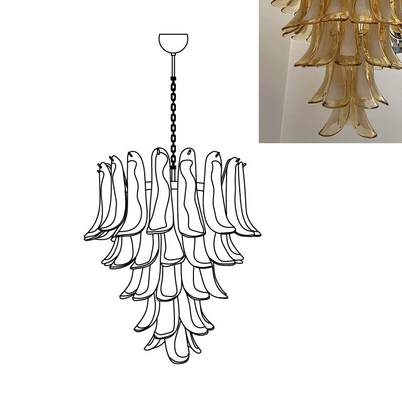 Murano Petal Chandelier