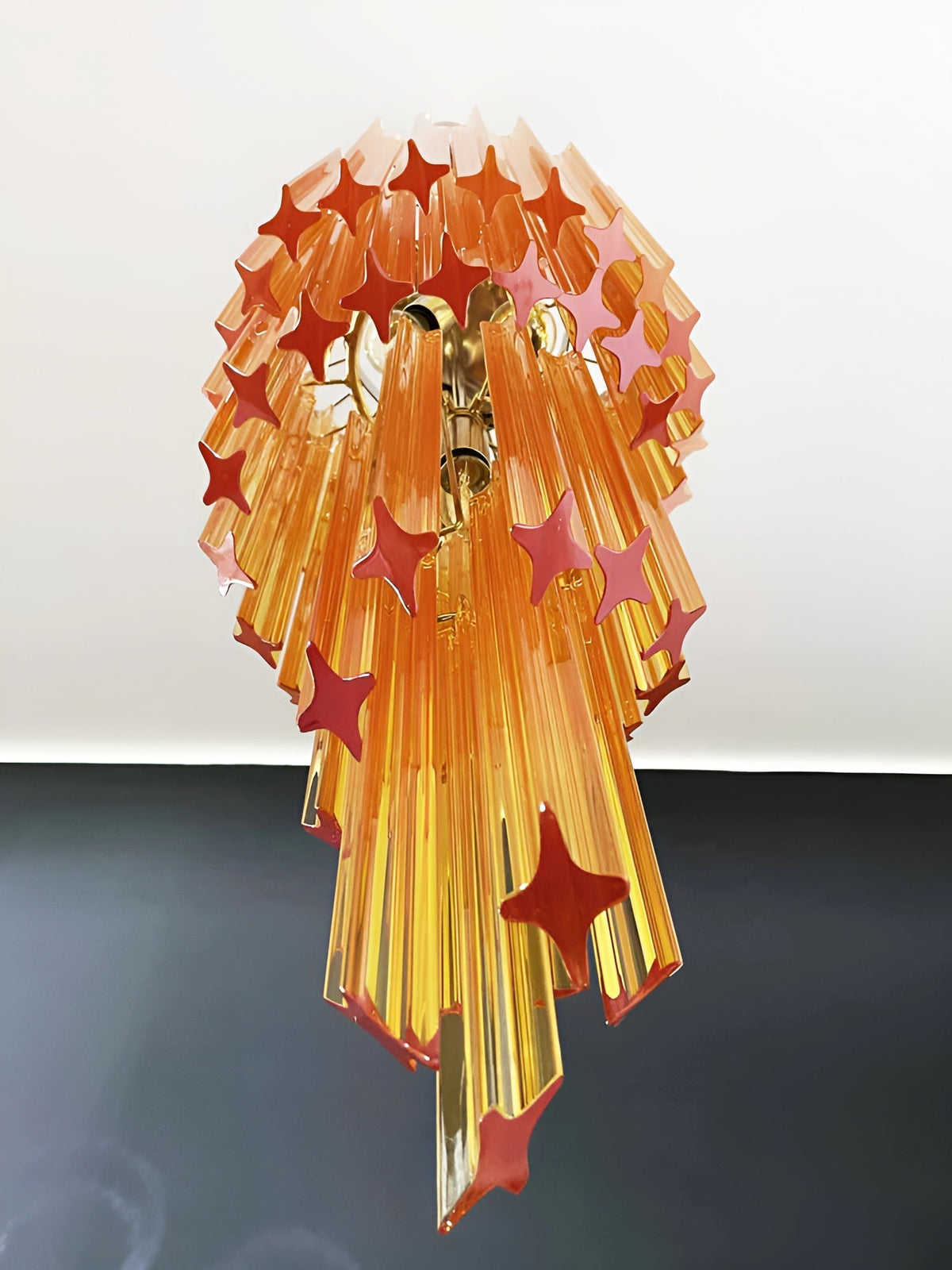 Murano Spiral Prism Glass Chandelier - view 31