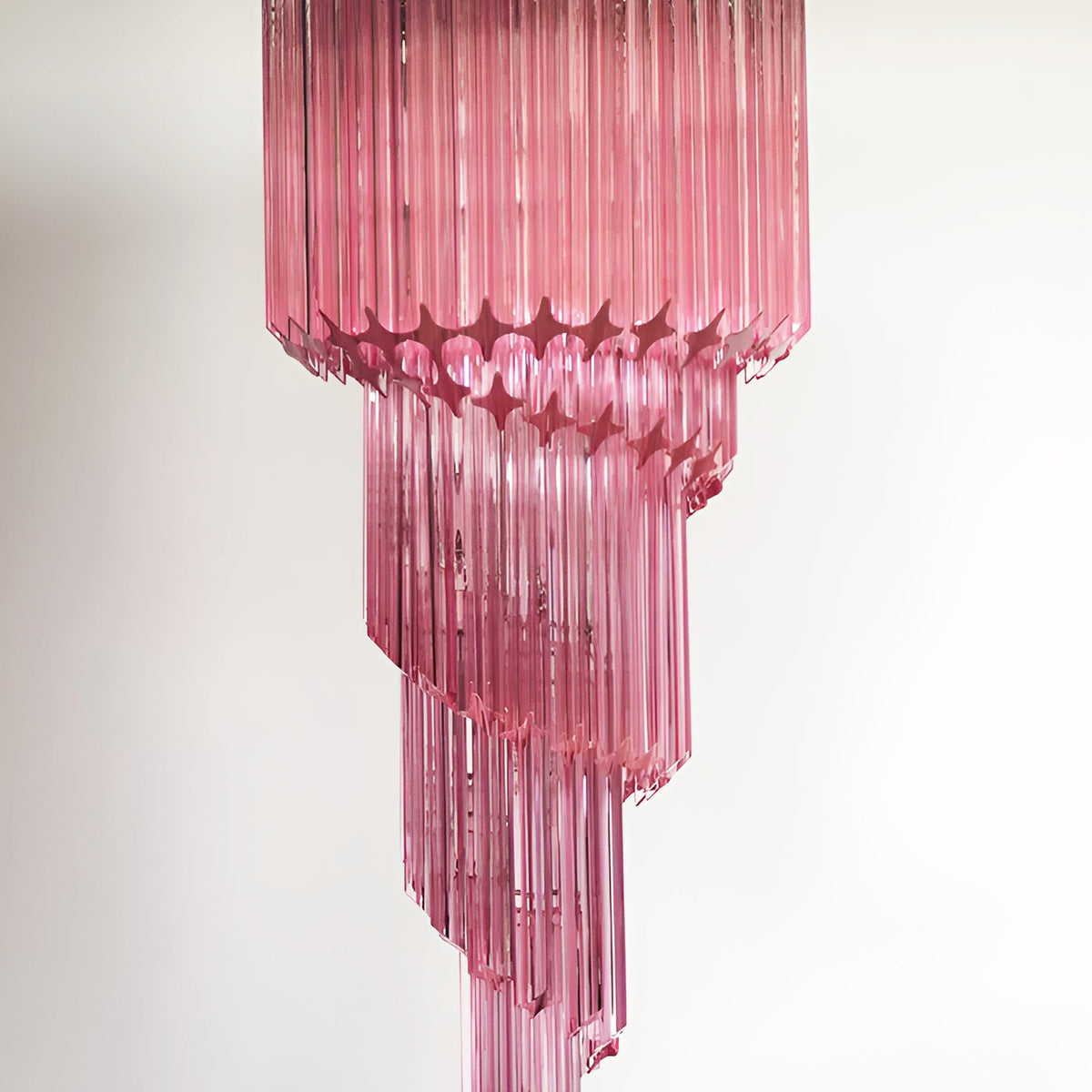 Murano Spiral Prism Glass Chandelier - view 59