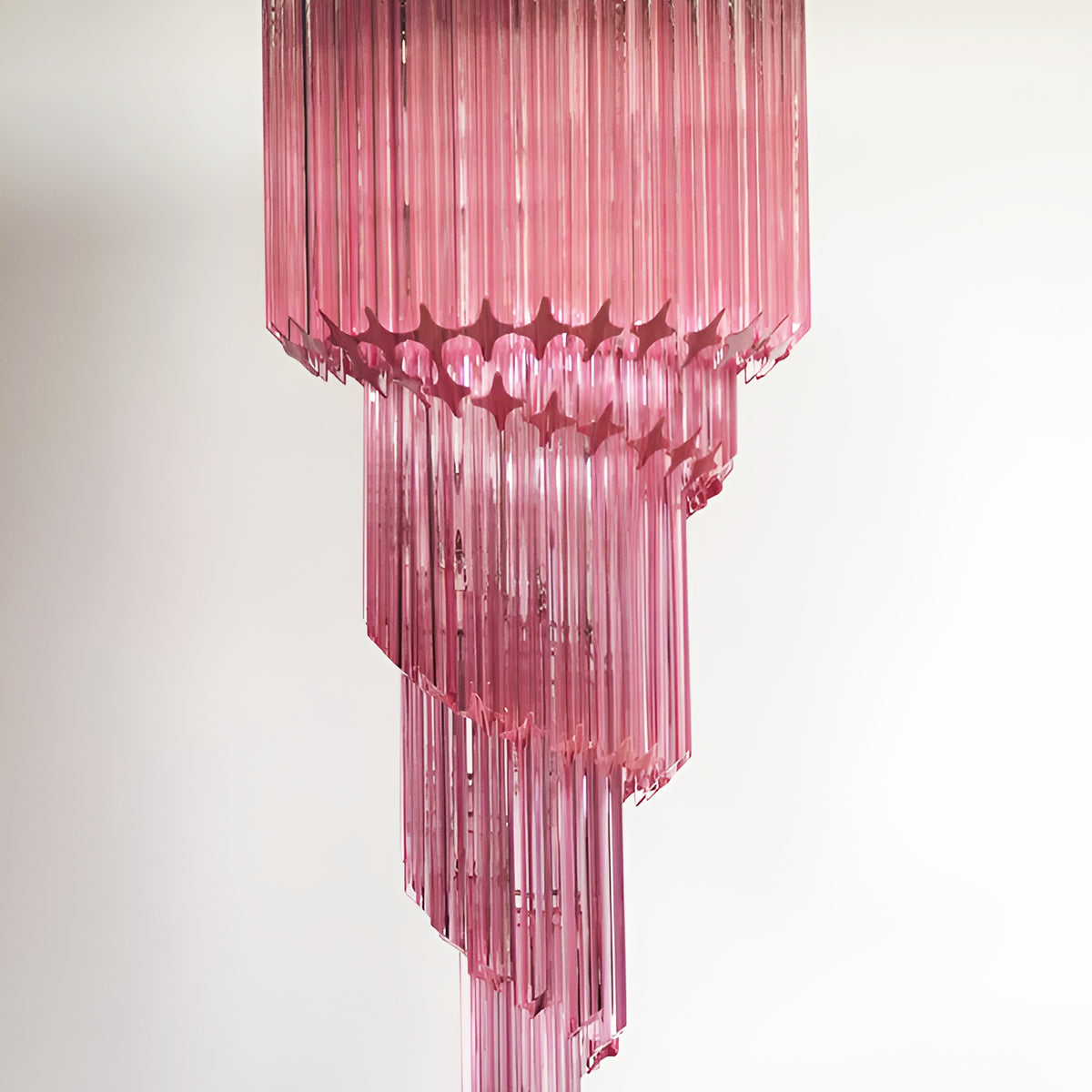 Murano Spiral Prism Glass Chandelier - view 68