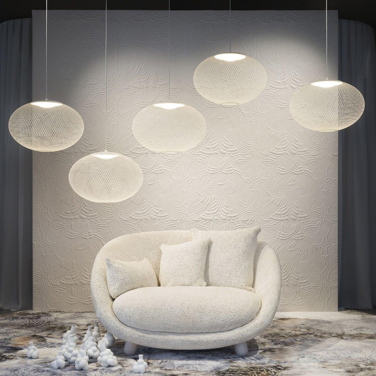Metallic Meshwork Pendant Lamp - view 14