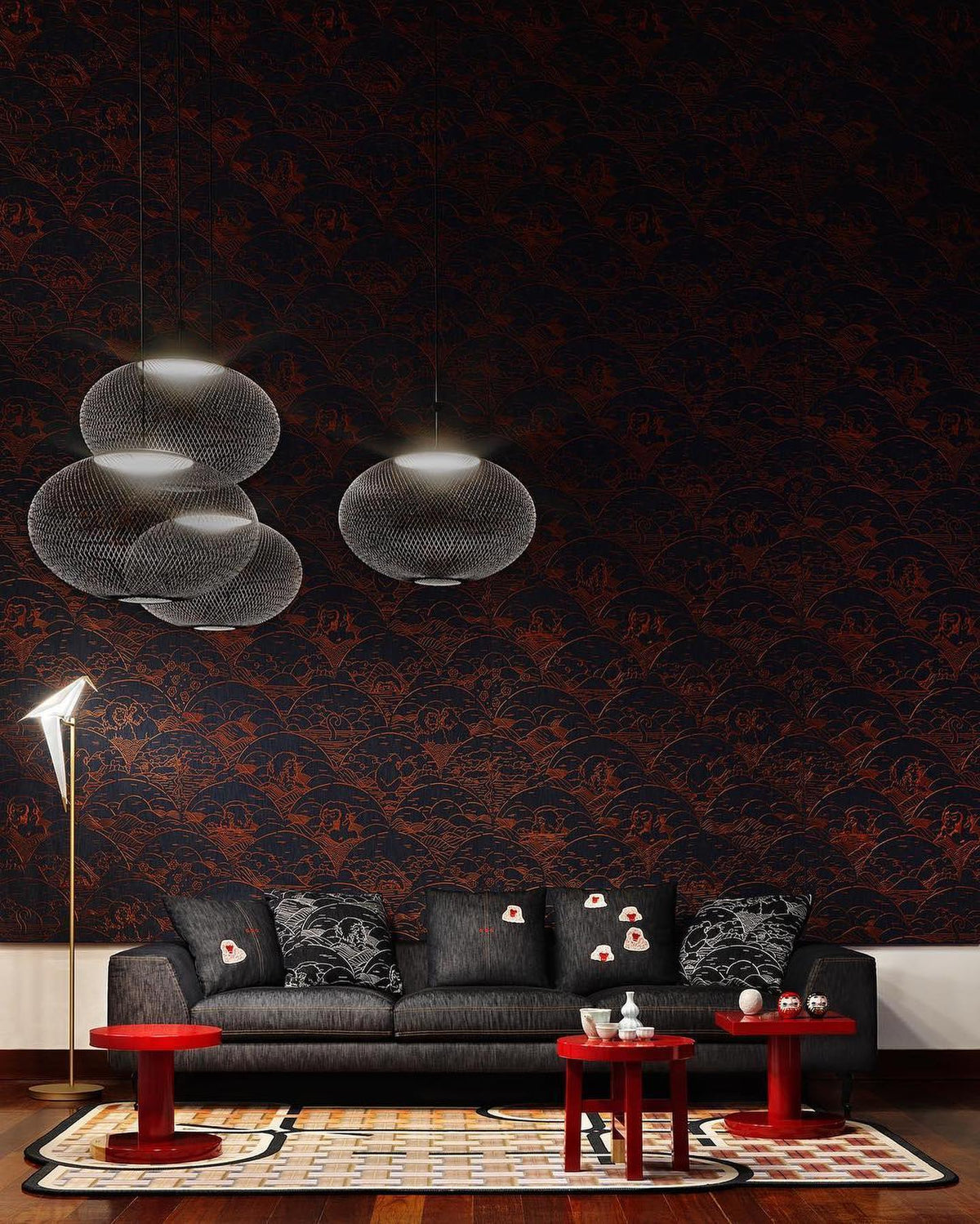 Metallic Meshwork Pendant Lamp - view 36