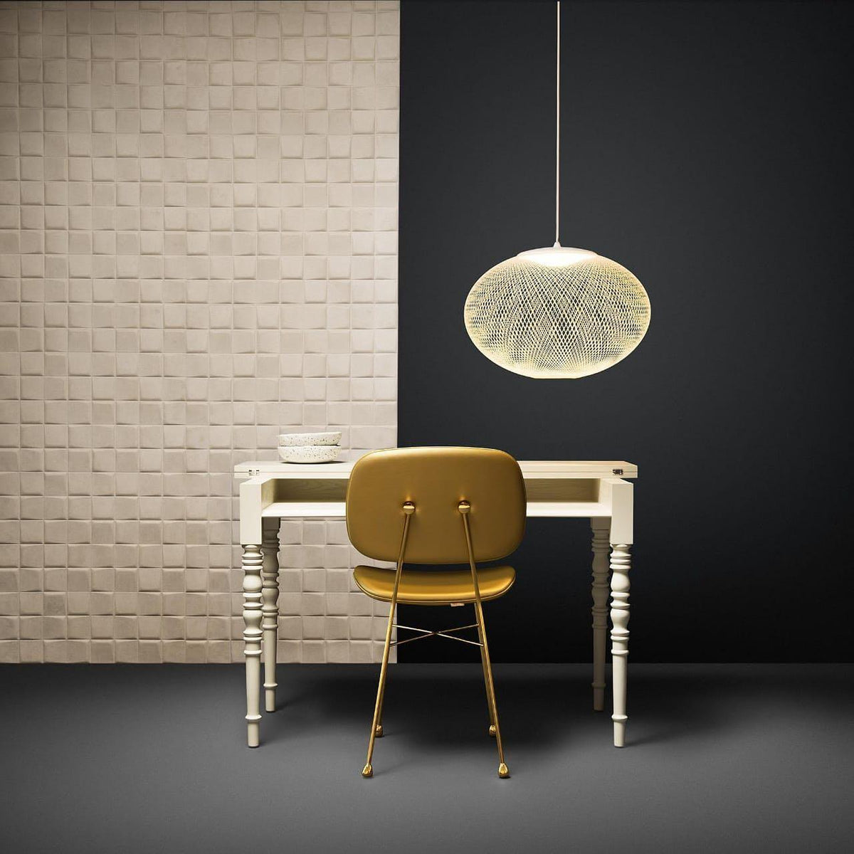 Metallic Meshwork Pendant Lamp - view 9