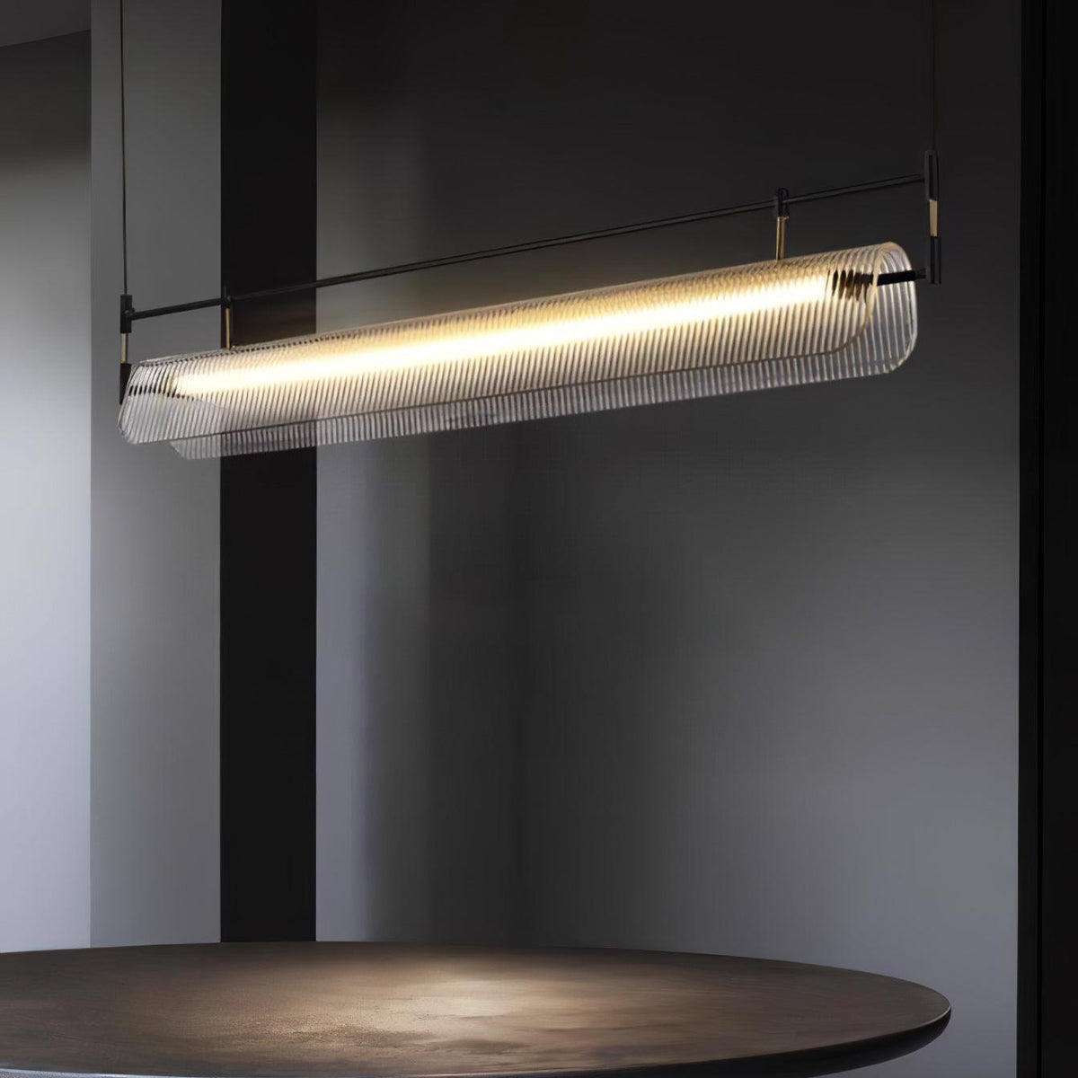 Linear Strip Chandelier - view 7