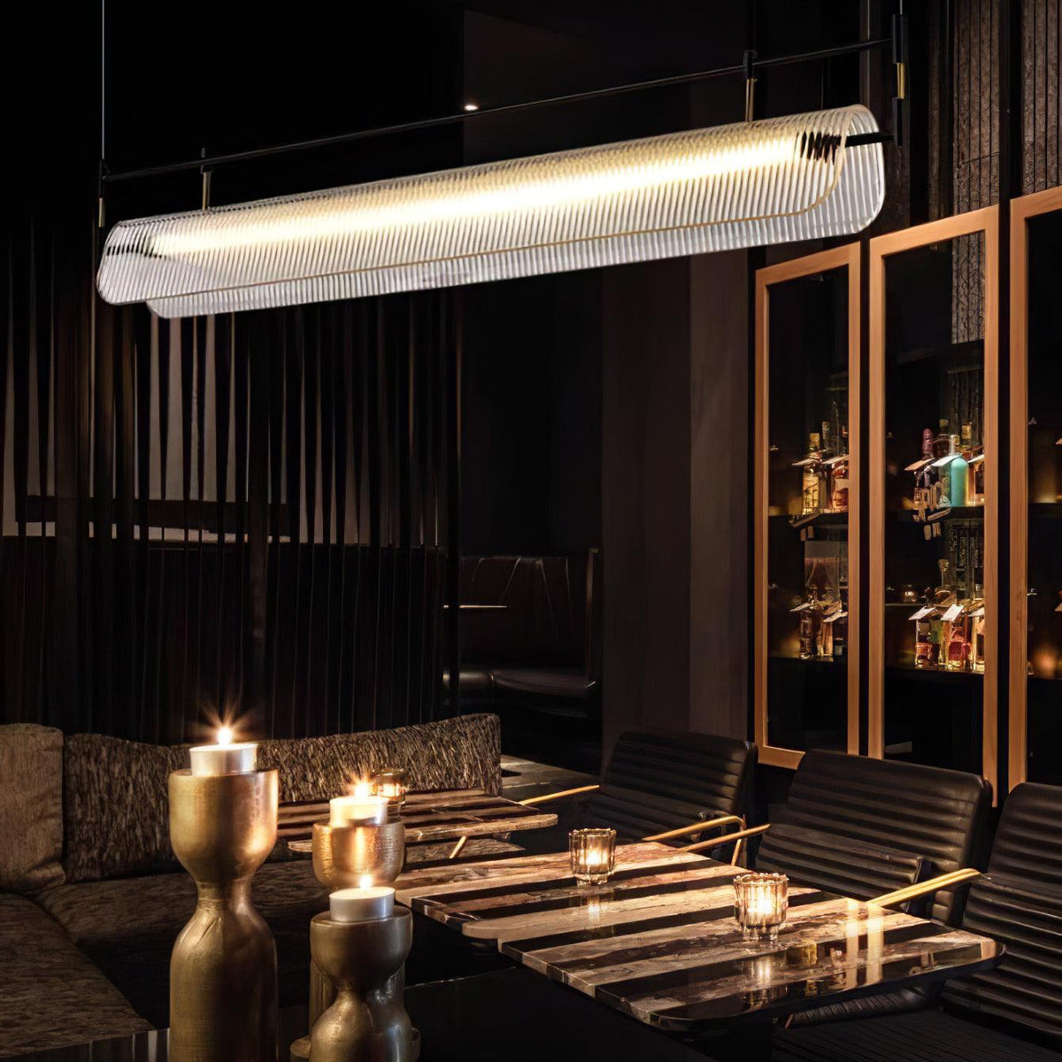 Linear Strip Chandelier - view 10