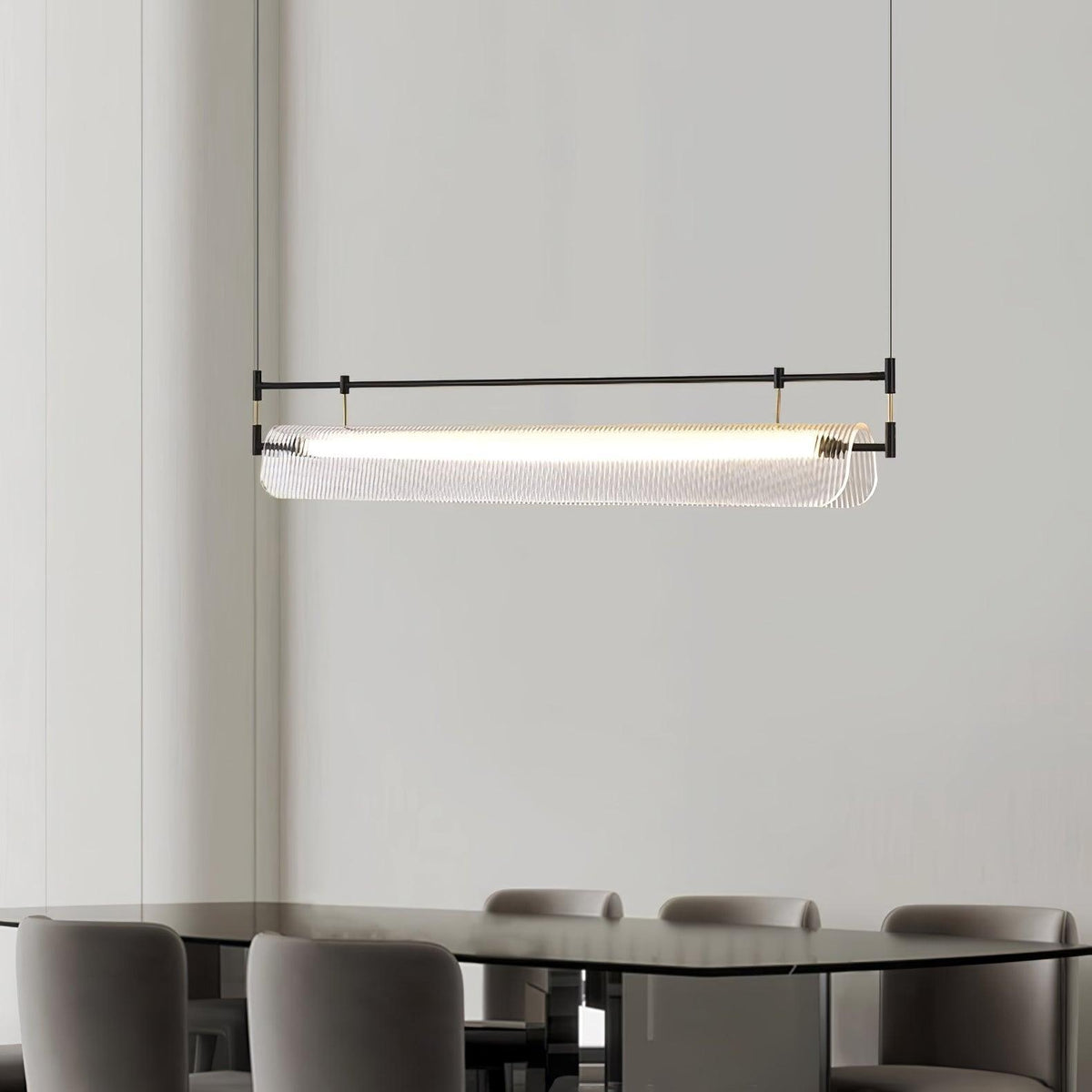 Linear Strip Chandelier - view 4