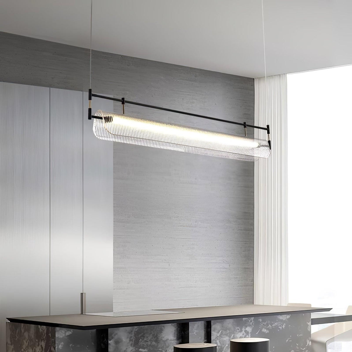 Linear Strip Chandelier - view 13