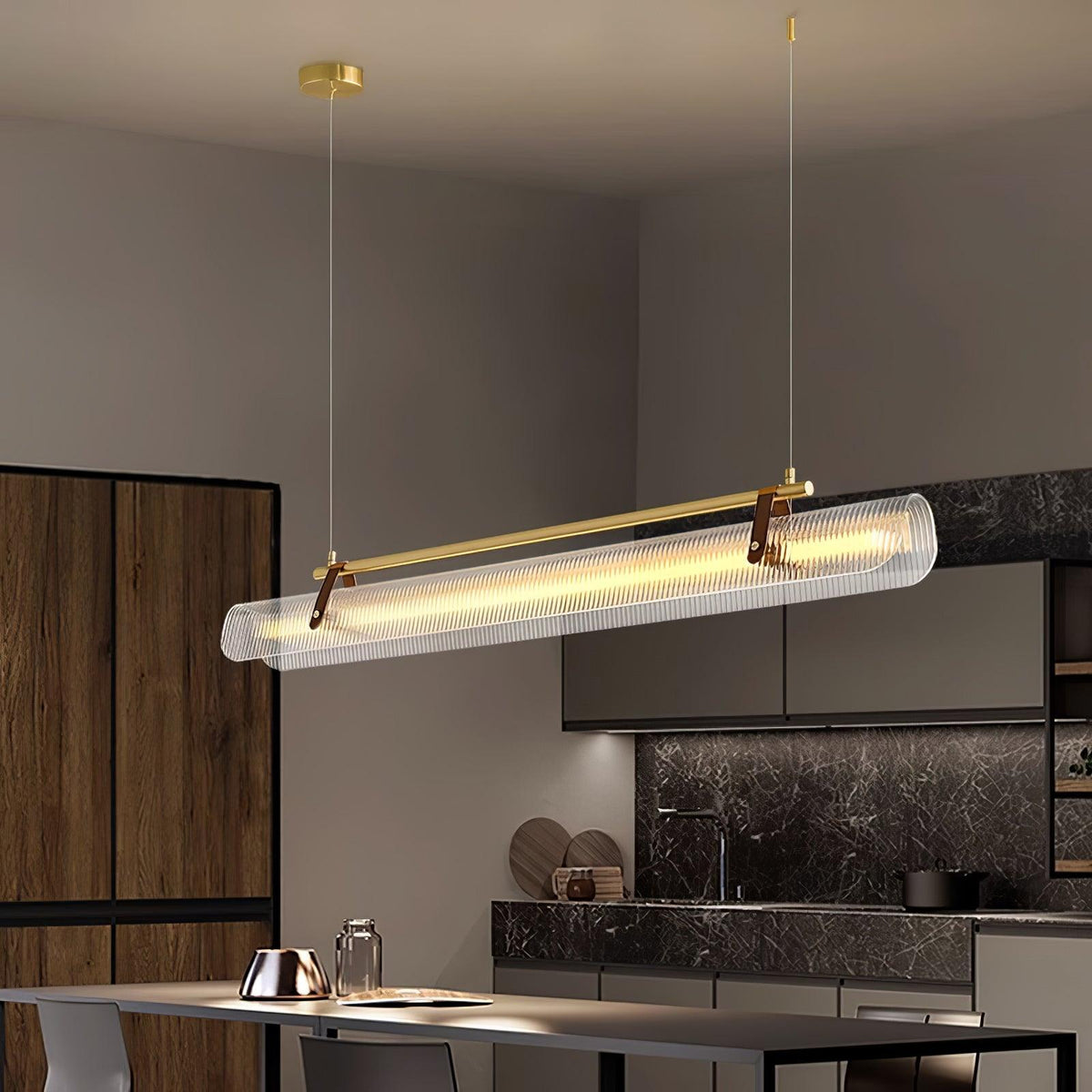 Linear Strip Chandelier - view 14