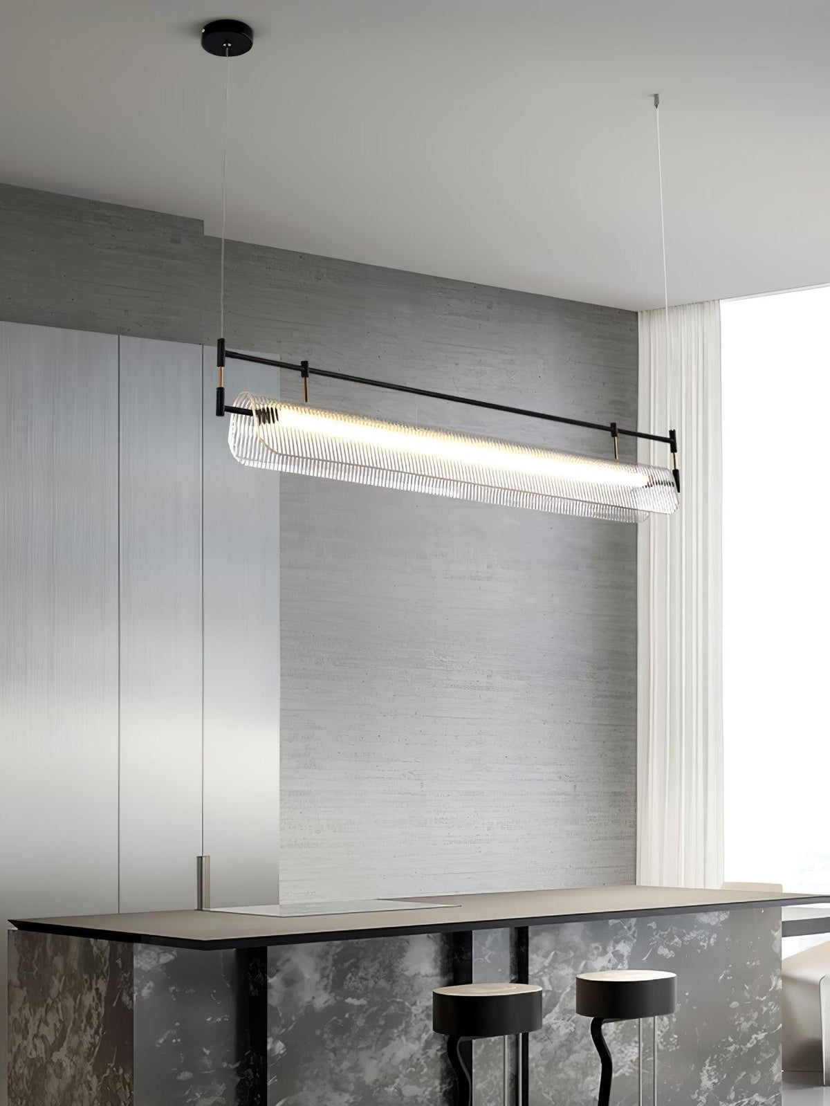 Linear Strip Chandelier - view 15