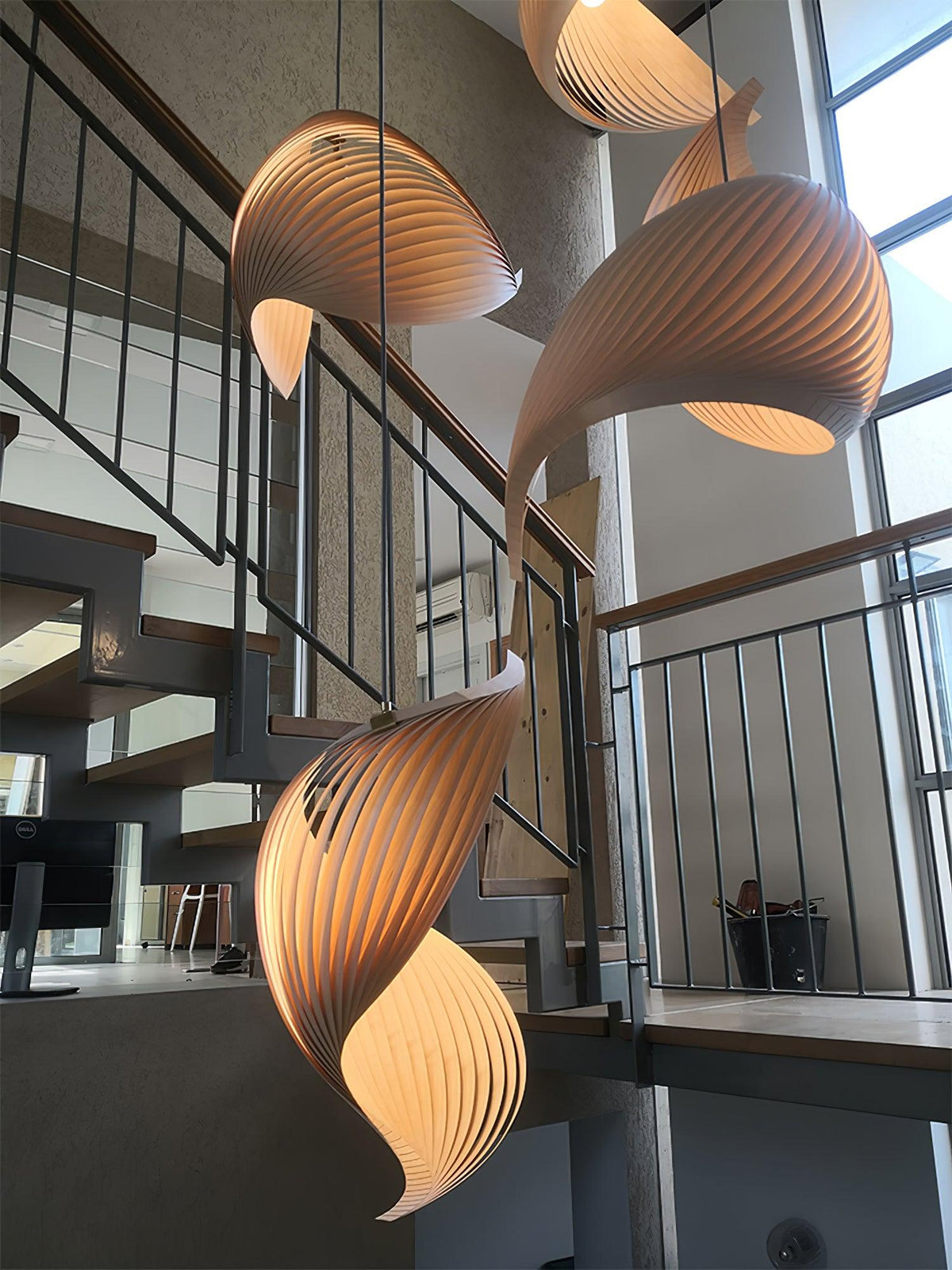 Nautilus Shell Pendant Light