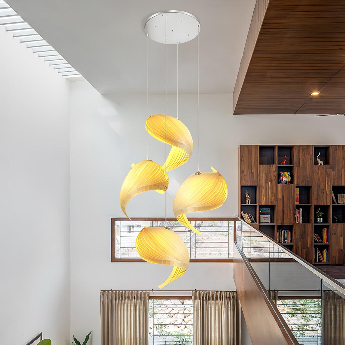 Nautilus Shell Pendant Light