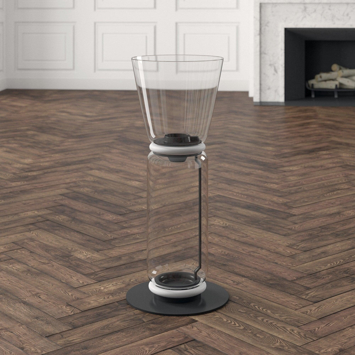 Bamboo Glass Floor Lamp - view 20