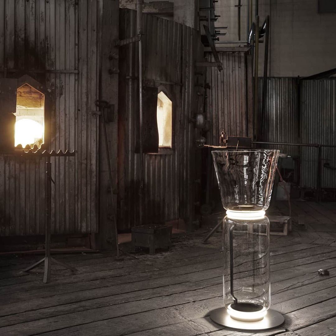 Bamboo Glass Floor Lamp - view 75