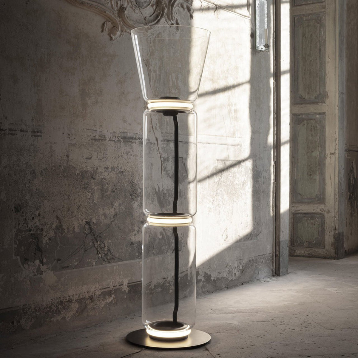 Bamboo Glass Floor Lamp - view 79