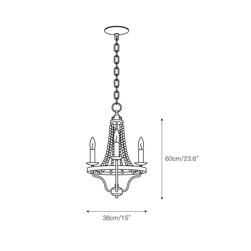 Tyzer Empire Chandelier - view 3