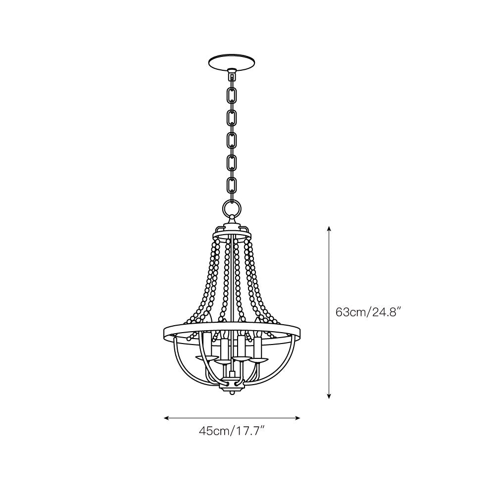 Tyzer Empire Chandelier - view 4