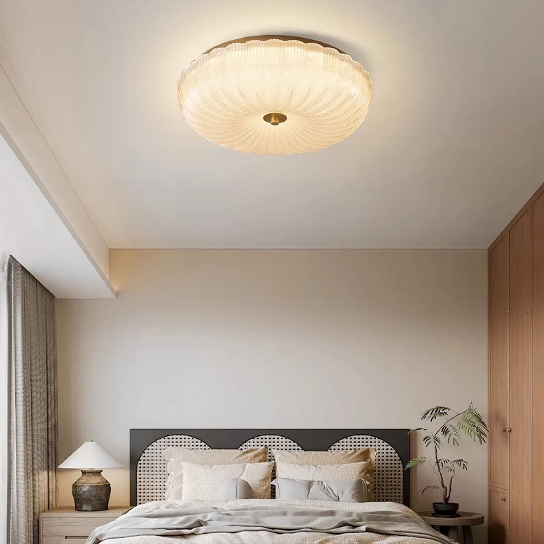 Ripple Glass Ceiling Light
