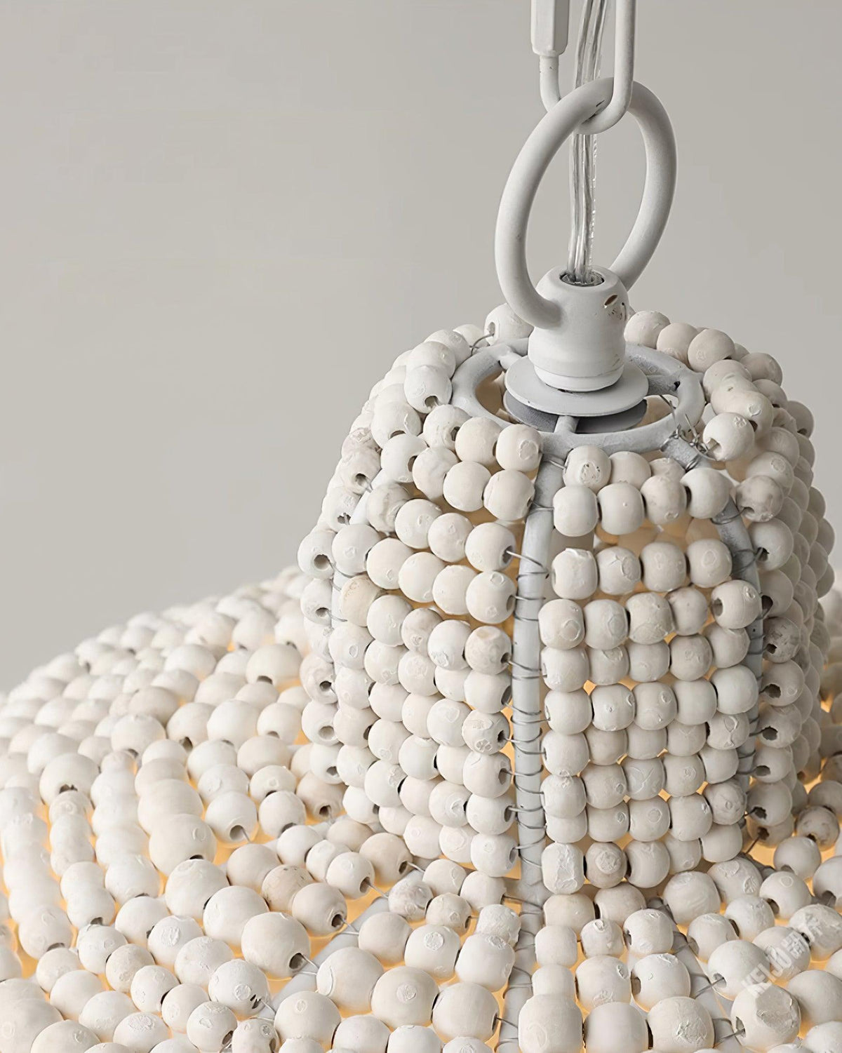 Obispo Wood Beads Pendant Lamp - view 11