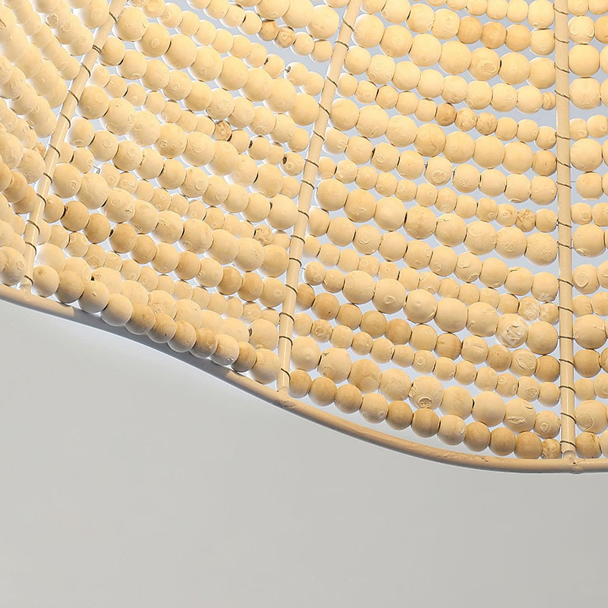 Obispo Wood Beads Pendant Lamp - view 13