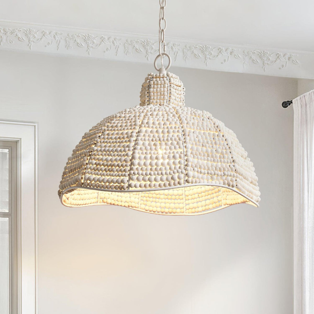 Obispo Wood Beads Pendant Lamp - view 2