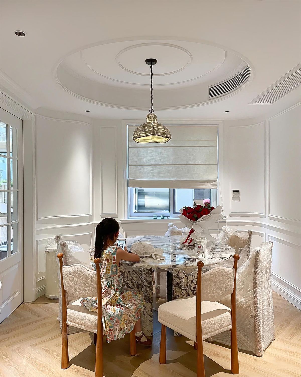 Obispo Wood Beads Pendant Lamp - view 6
