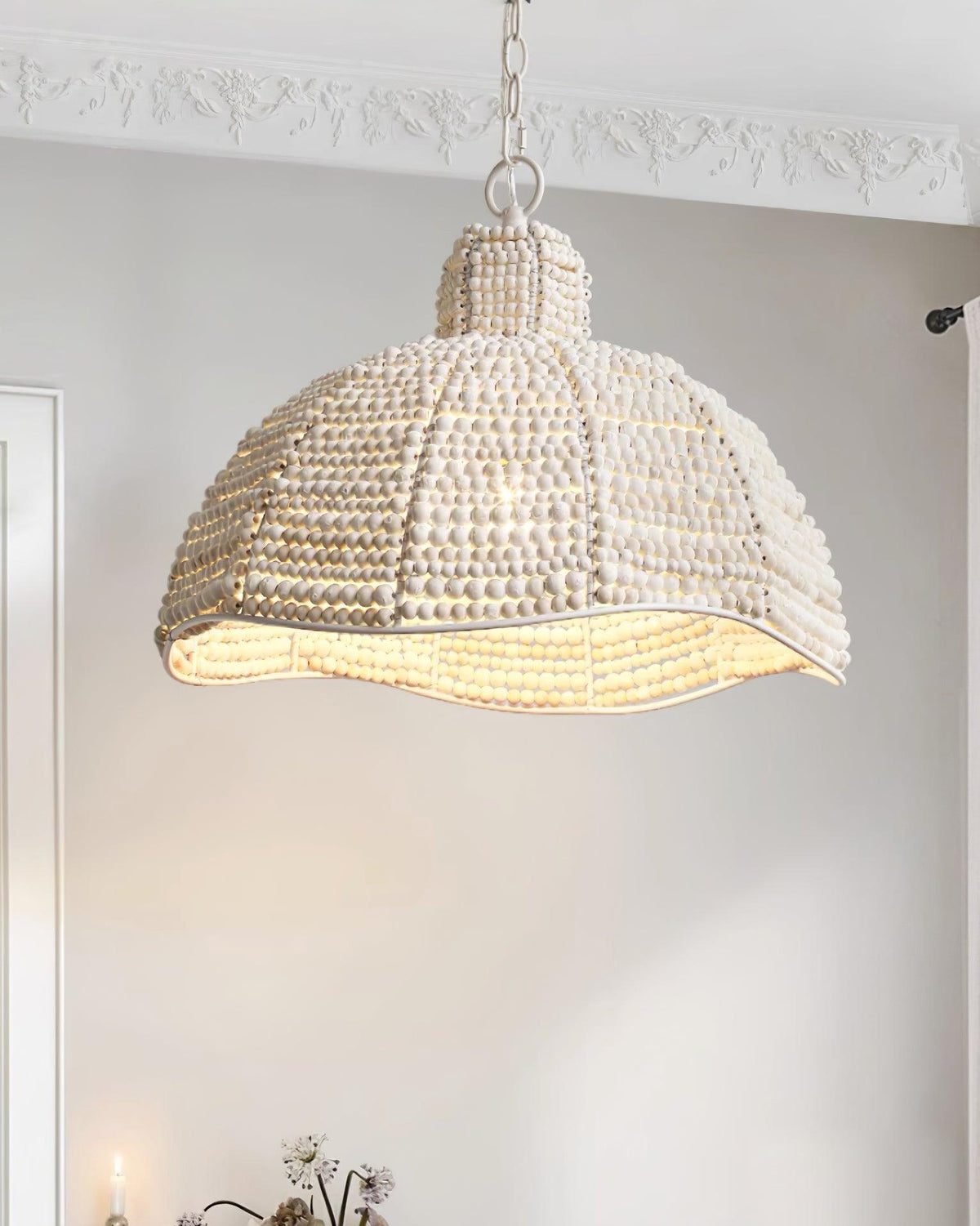 Obispo Wood Beads Pendant Lamp - view 7