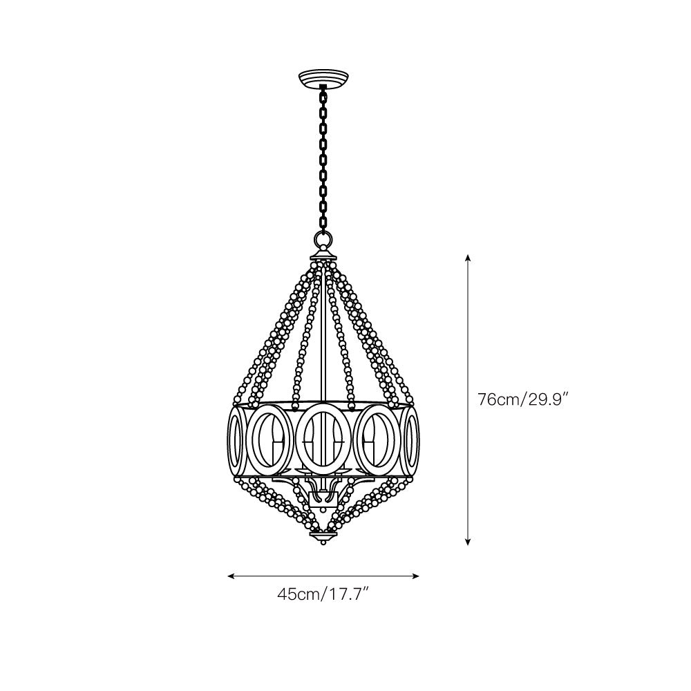 Oglesby Chandelier - view 3