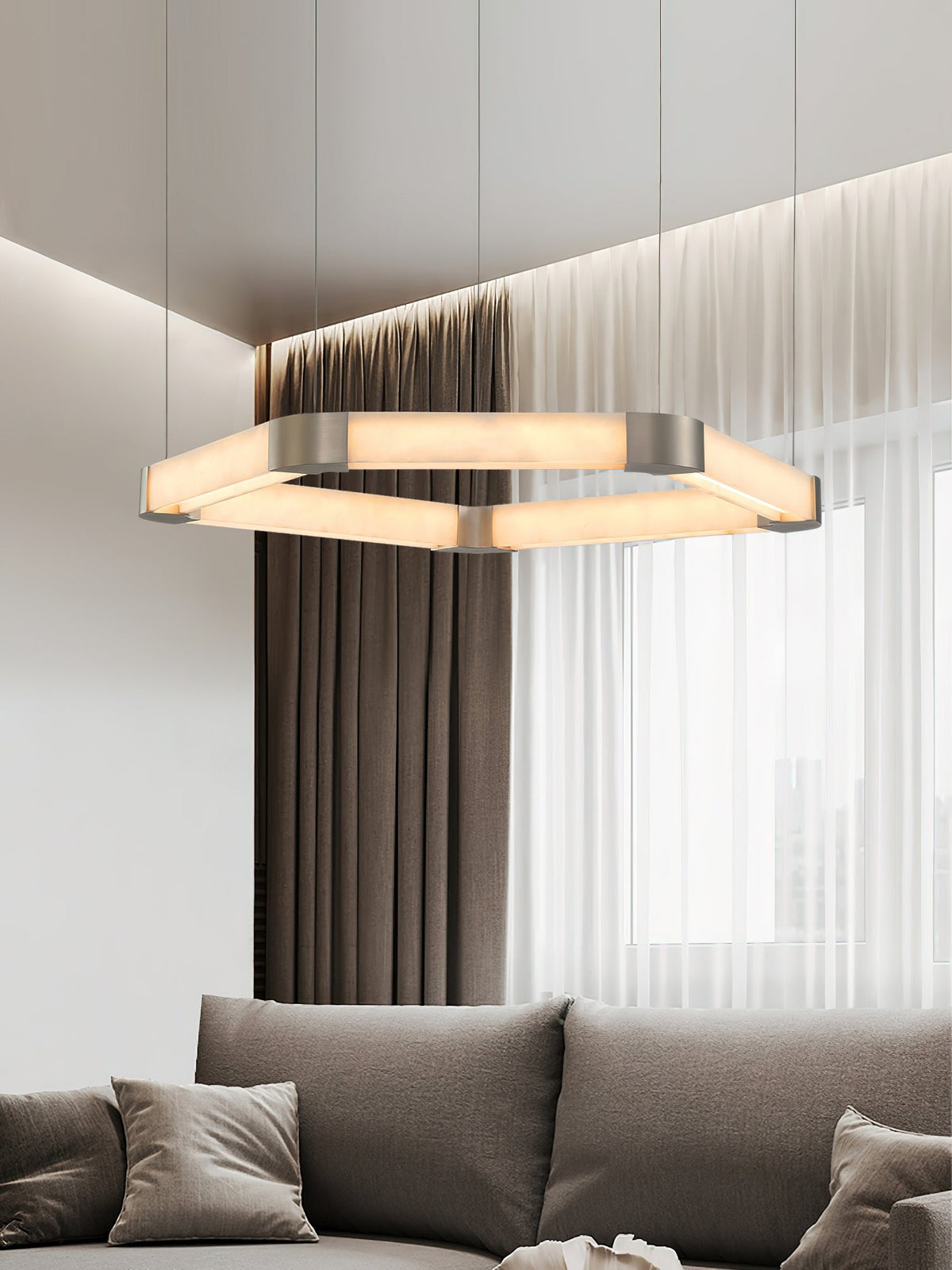 Ola Single Ring Chandelier - view 7
