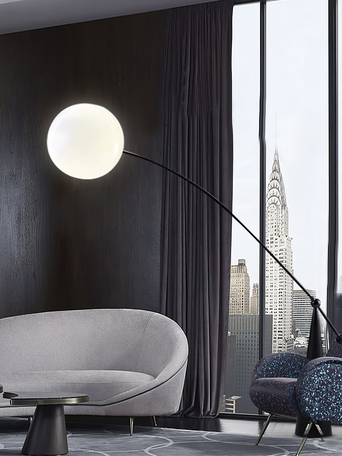 Opal Arc Floor Lamp - view 65