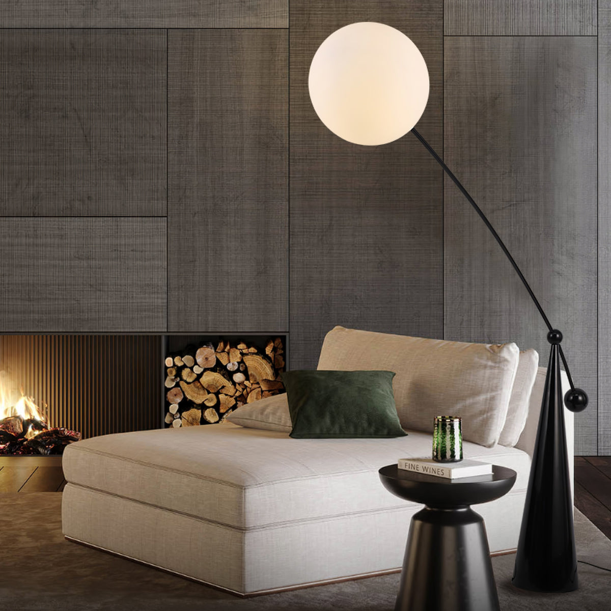Opal Arc Floor Lamp - view 67