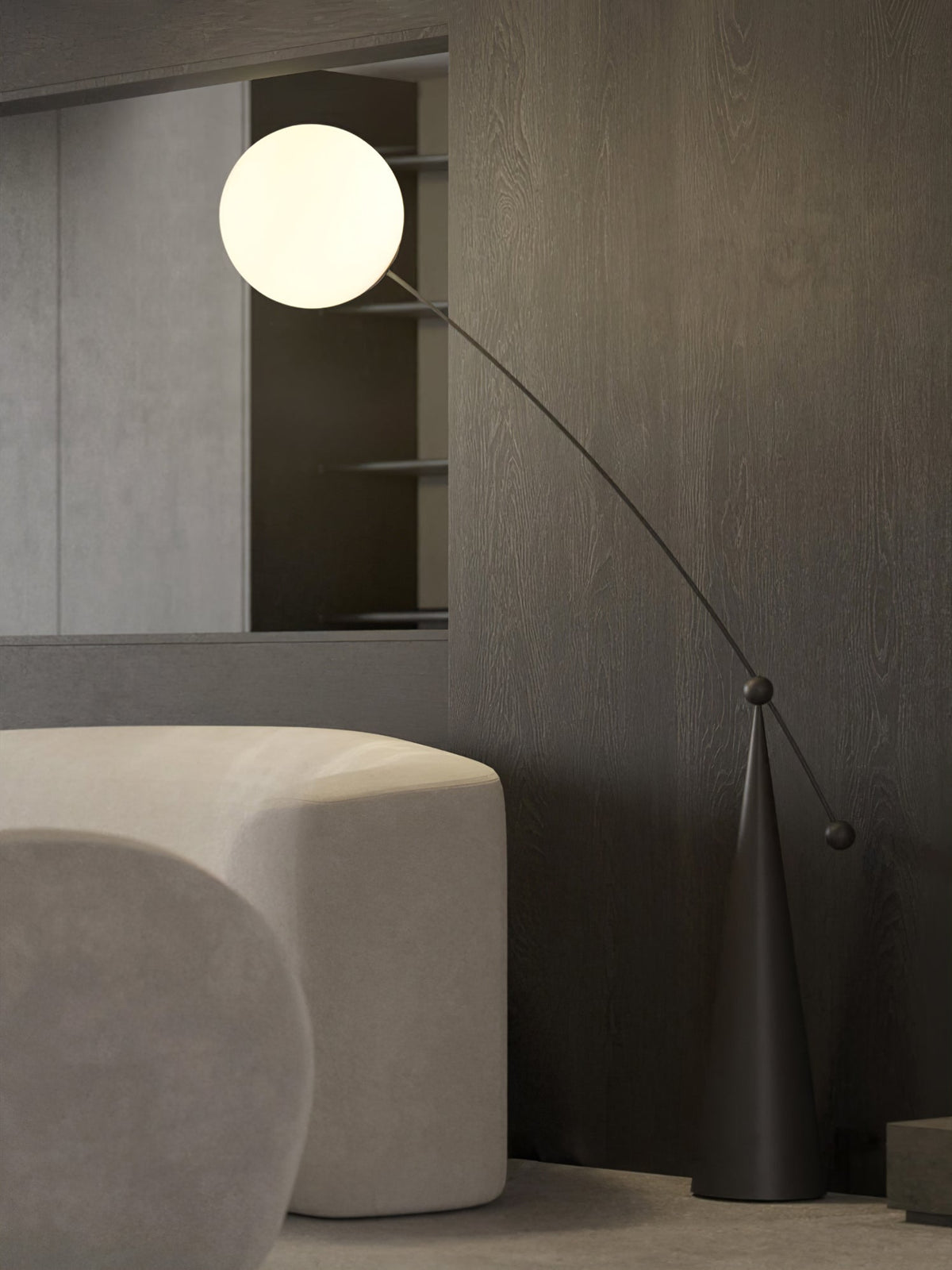 Opal Arc Floor Lamp - view 70