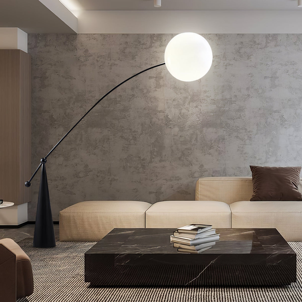 Opal Arc Floor Lamp - view 5