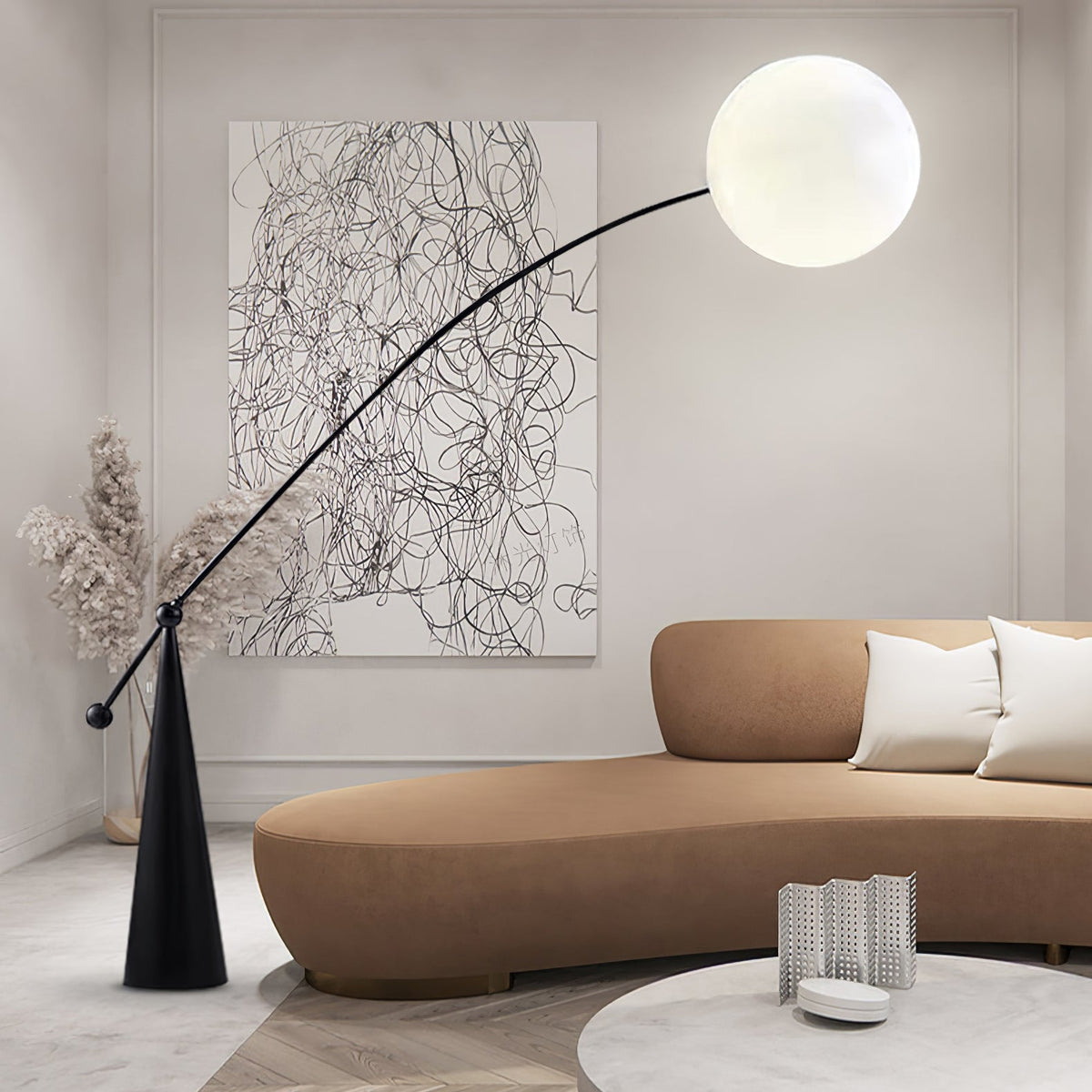 Opal Arc Floor Lamp - view 57