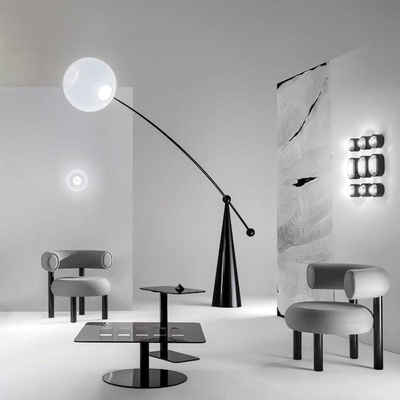 Opal Arc Floor Lamp - view 8