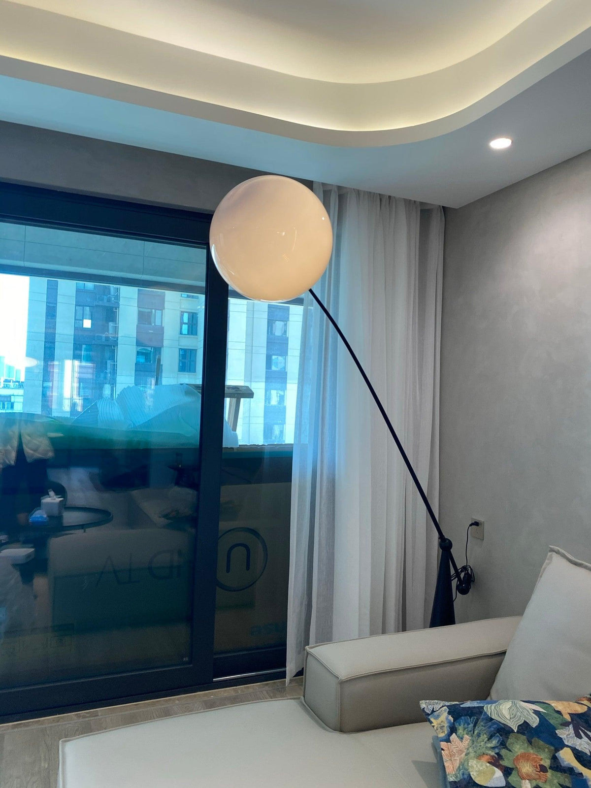 Opal Arc Floor Lamp - view 19