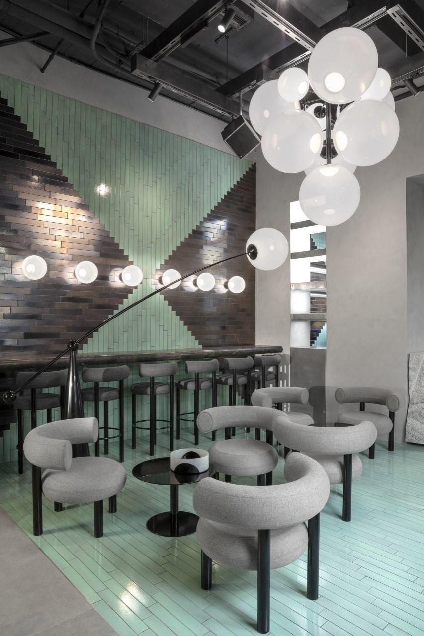 Opal Arc Floor Lamp - view 11
