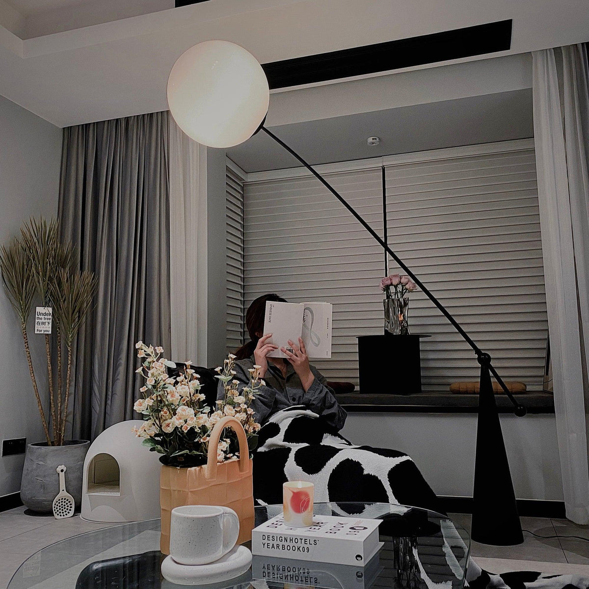 Opal Arc Floor Lamp - view 33
