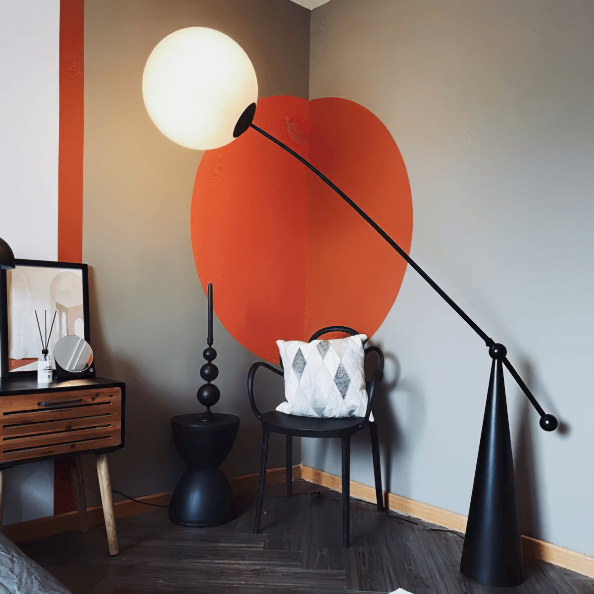 Opal Arc Floor Lamp - view 10