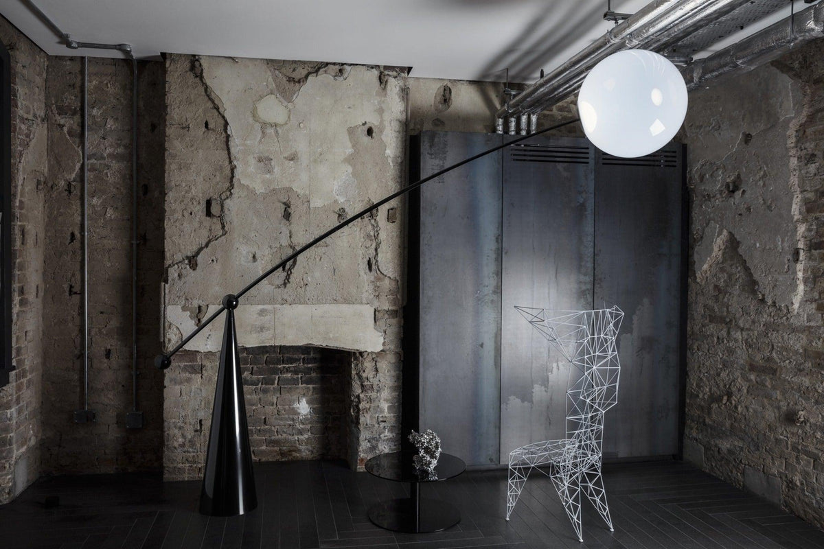 Opal Arc Floor Lamp - view 12