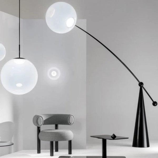 Opal Arc Floor Lamp - view 45