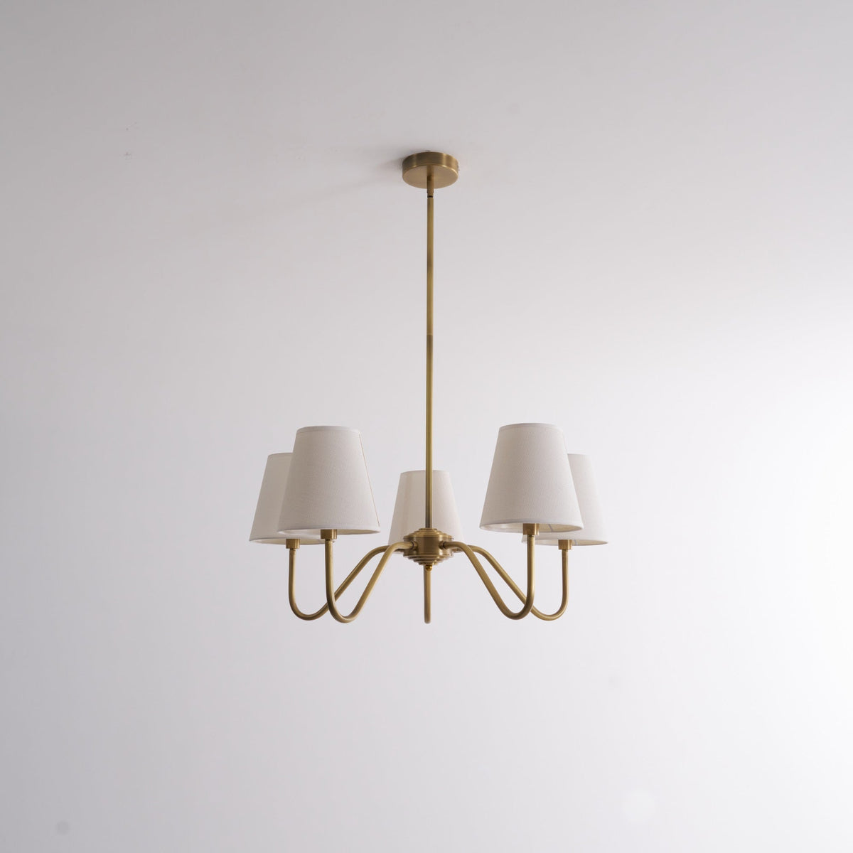 Opaluxe Brass Chandelier