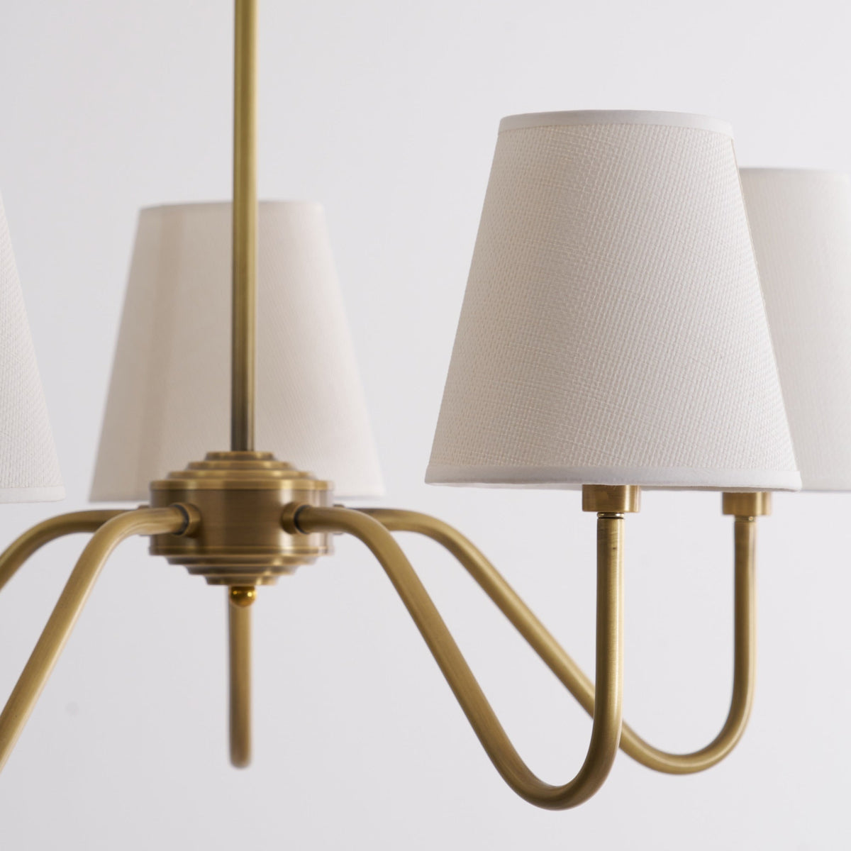 Opaluxe Brass Chandelier