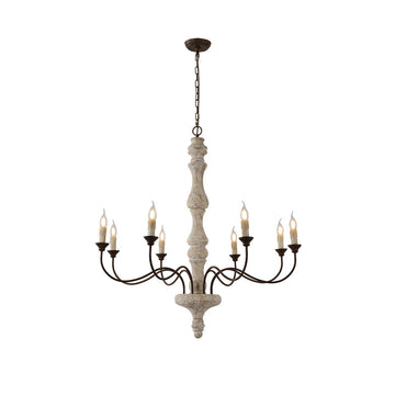 Ophelia 8-Light Candle Chandelier