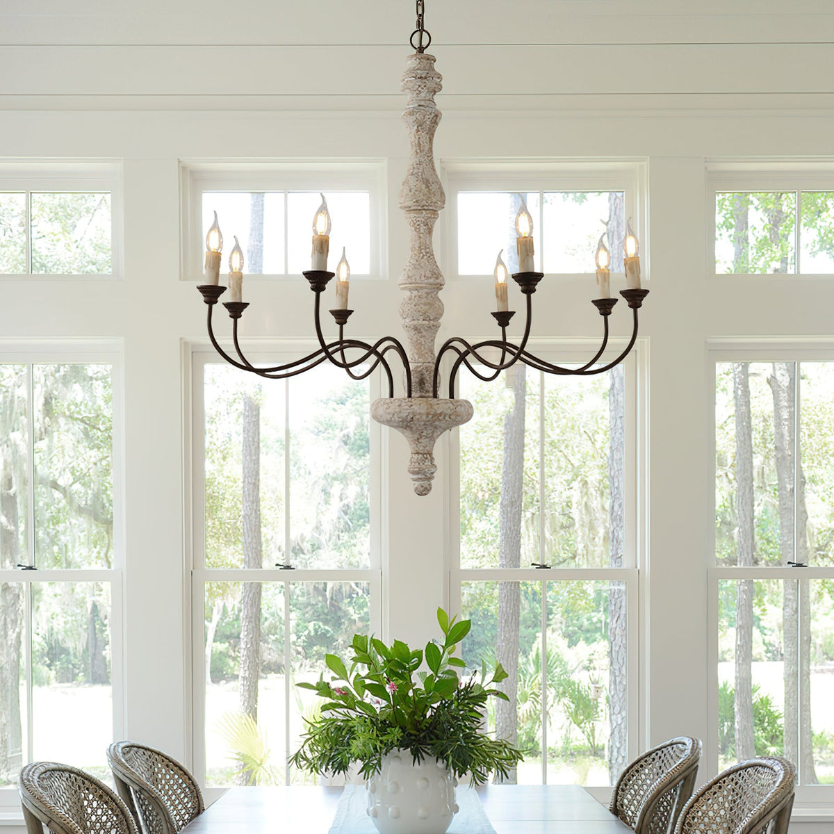 Ophelia 8-Light Candle Chandelier
