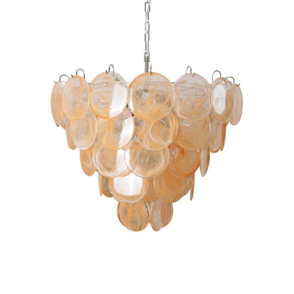 Orange Murano Disc Chandelier - view 19