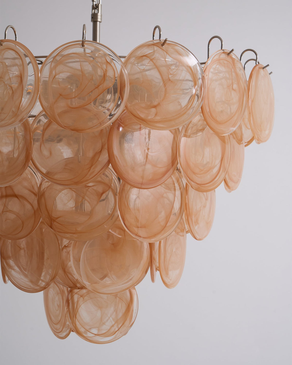 Orange Murano Disc Chandelier - view 28