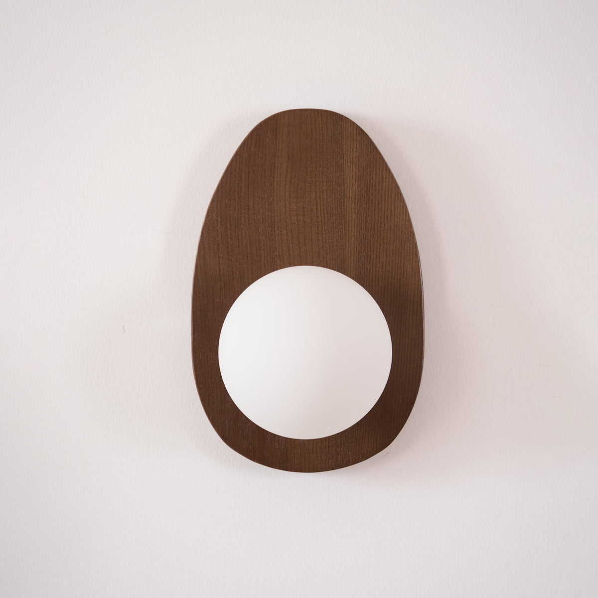 Orba Walnut Wall Lamp